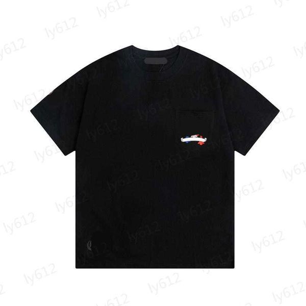 

summer spring mens t-shirts clothes designer black cotton fashion leisure luxury colorful cross brand logo printing versatile classic short, White;black