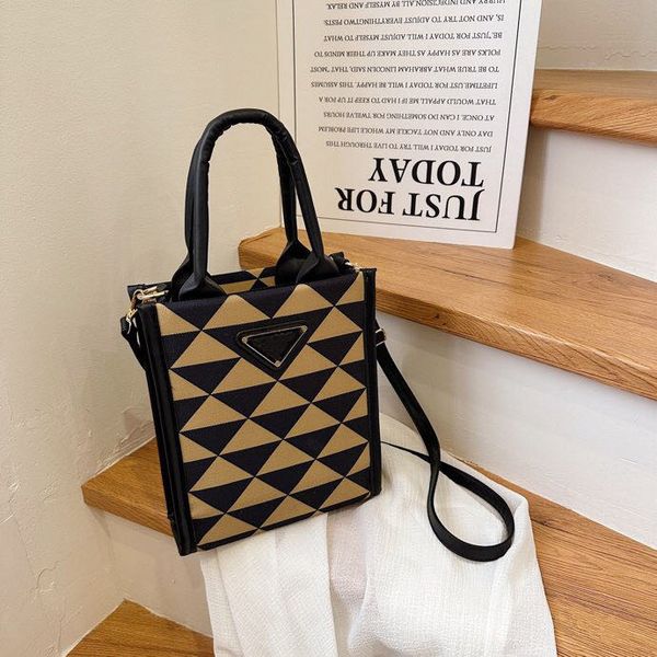 

brand messenger bags triangle piano score portable bag for women's single shoulder crossbody bag, fashionable and trendy bag for distri