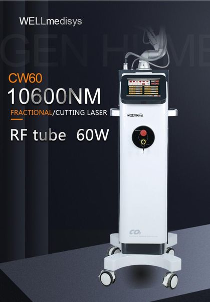 

ce approval 1060nm co2 fractional laser stretch marks skin scars removal remove vaginal tightening machine with coherent laser emitter, Black