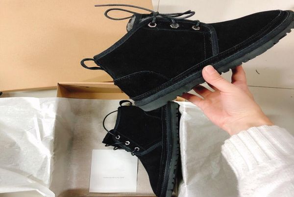 

2021 new australia classic snow winter boots men neumel boots women ankle knee mens designer booties women kids warm martin shoes5276037, Black