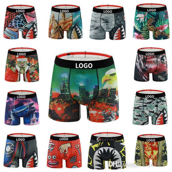 

plus size s-3xl mens shorts underwear pants with bags men boxers briefs 2023 designer breathable underpants branded male underwears, White;black