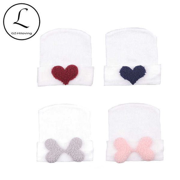 

caps hats cotton knitted baby hosptial hat infant girls boys autumn warm heart beanie skuillis cap newborn pgraphy hat kids clothes w0419, Yellow