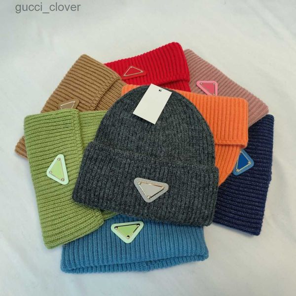 

designer winter hat luxury beanie knitted hats mens womens beanies cool skull caps outdoor cold protectionwarm plush soft cap for man woman, Blue;gray