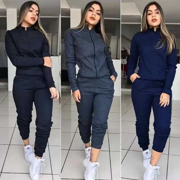 

new tracksuits plus size two piece woman set and pants women tracksuit clothes casual 2pcs outfit sports suit jogging suits sweatsuits jumps, Gray