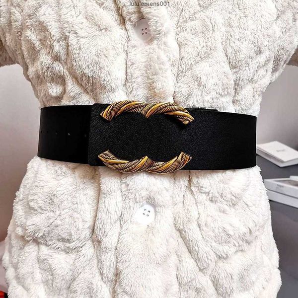 

belts fashion brand belts large gold buckle leather classic designer womens dress variety of styles colors available women ladies width 7cmg, Black;brown