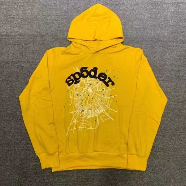 

sp5der young thug spider angel number hoodies pants vintage high street sweatshirt tracksuit web pullovers set, Black
