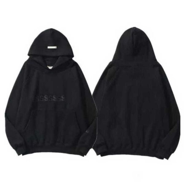 

men's luxury classics tracksuits esstionals sweatshirts letter hoodies men women sportswear hooded pant coat sweater pullover couple h, Black