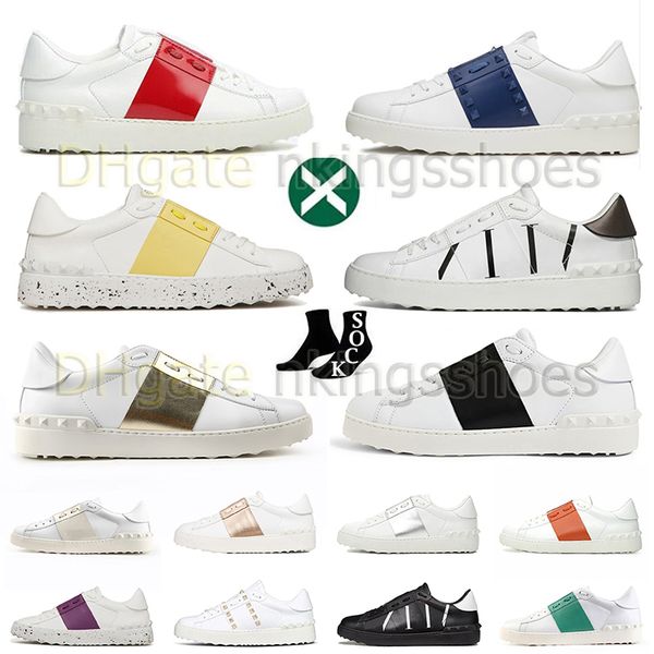 

luxury designer shoes open untitled studs sneakers men women be my red gold band fashion couples glitter change platform dhgate low sneaker