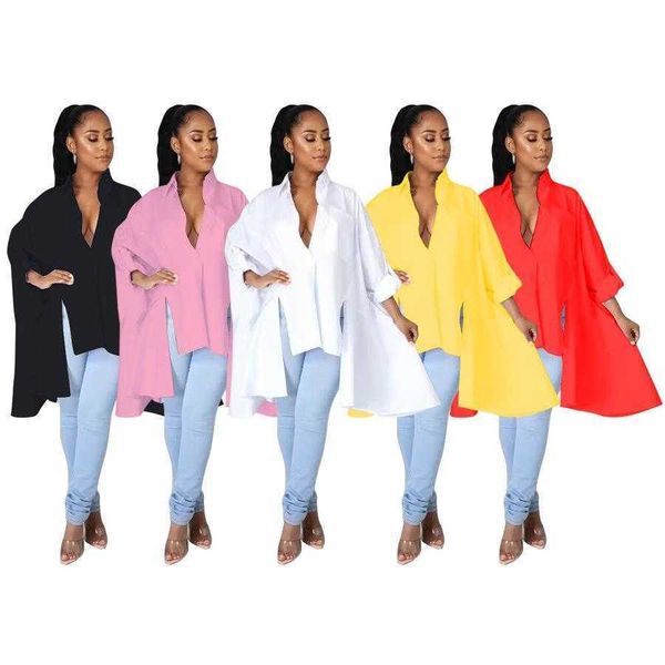 

womens fashion casual dolman sleeve dress irregular sailor collar shirt, Black;gray