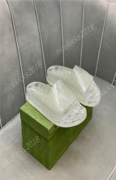 

mens womens slipper laser summer sandals beach slides popular slippers ladies sandali bathroom candy color jelly shoes classic flu7659829, Black