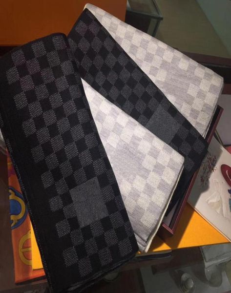 

men scarf new autumn and winter colorblocking plaid women039s knitted scarves warm woolen pashmina for women1631309, Blue;gray