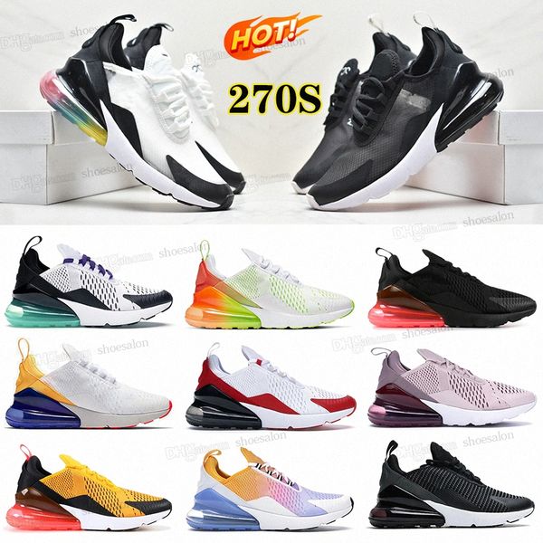 

running casual shoes 270 270s sneakers triple black white medium barely rose anthracite 27c regency purple university red women sports train
