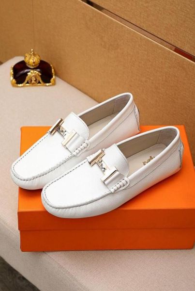 

c7 luxury brands men loafers plus size 45 leather casual shoes slip on flats designer mens wedding shoe breathable male driving lo3413211, Black
