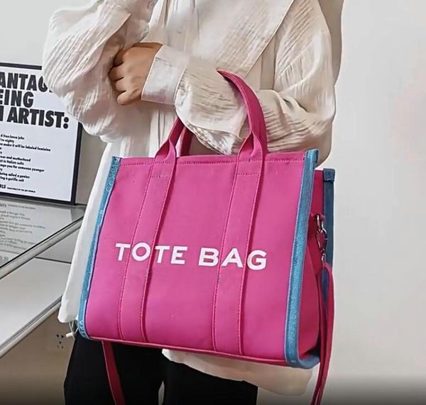 

women totes canvas handbags shopping bag handbag fashion beach bags luxury designer travel crossbody shoulder bag purses the bag 28x33x16cm