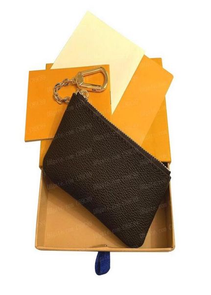 

key pouch coin purses wallets pochette cles designer bags fashion women mens key ring credit card holder coin purse luxury mini wa7550683, Red;black