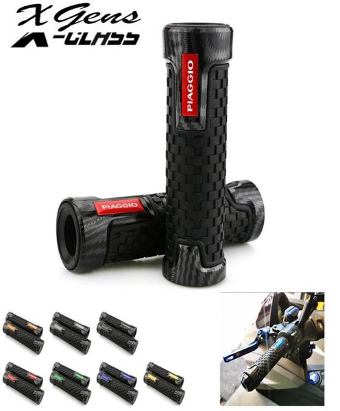 

motorcycle handlebar grips hand grips rubber carbon guard 22mm for piaggio beverly 300 zip50 liberty125 150 fly150 mp3 500 vespa5436440