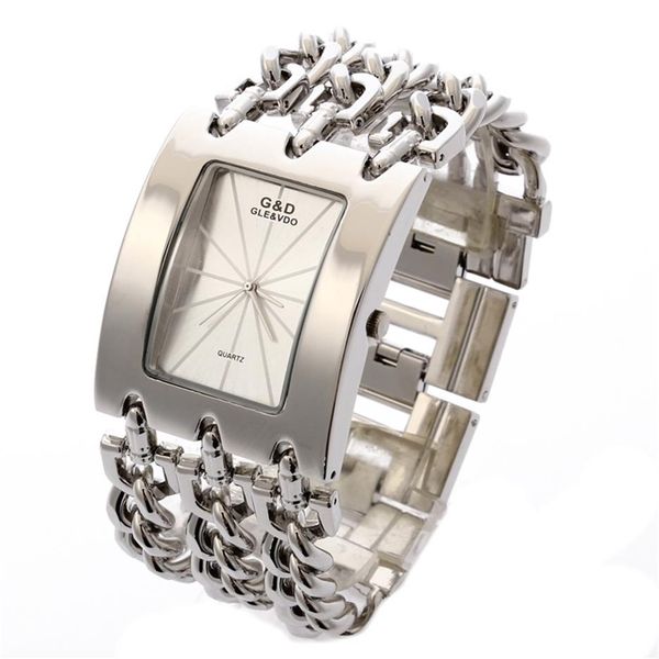 

g&d brand luxury women wristwatches quartz watch ladies bracelet watch dress relogio feminino saat gifts reloj mujer 201217281b, Slivery;brown