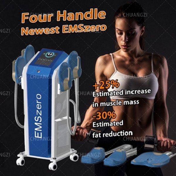 

powerful 4 handles ems neo electromagnetic body weight machine slimming ems muscle stimulate body slimming build muscle machine