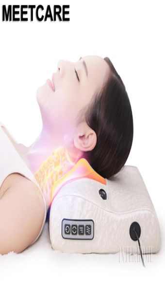 

relaxation massage pillow car and home electric massager shoulder neck infrared heating massage relaxation body massageador1411319