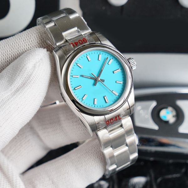 

Designer men's watch circular dial 36mm women's watch night light scratch resistant waterproof sapphire folding buckle fashion 904L stainless steel Montre De Luxe