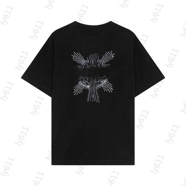 

black designer mens t-shirts summer spring clothes fashion luxury simple classic brand letters white ink stamping printing round neck short, White;black