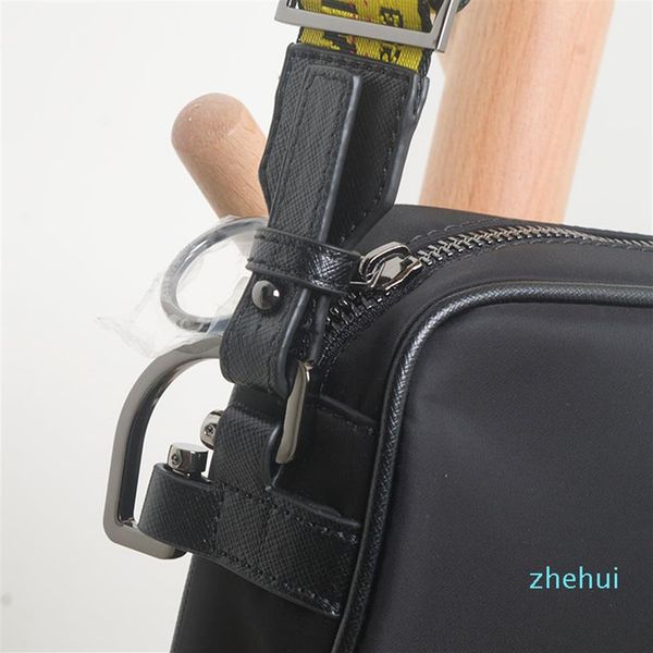 

fashion- brand mini men off yellow canvas belt high white shoulder bag pu chest bag waist bags multi purpose satchel shoulder bag 230q