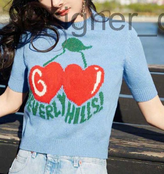 

women's knits & tees designeruicci 2021 women sweaters designer autumn winter lamb short sleeved knitwear exemption from postage 2dgo, White