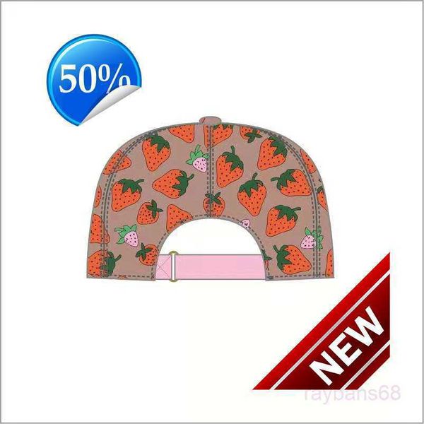 

2023223ss Quality Strawberry Baseball Caps Man's Cotton Cactus Classic Letter Ball Summer Women Sun Hats Outdoor Adjustable Snapbaguc
