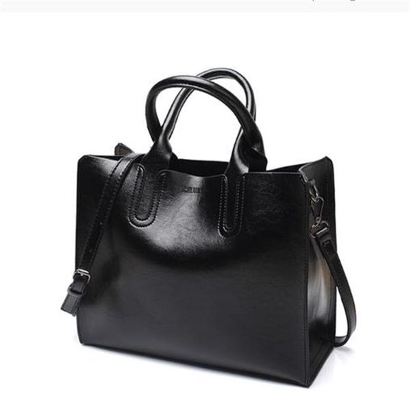 

leather handbags big women bag casual female bags trunk tote spanish brand shoulder bag ladies large bolsos284r