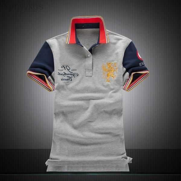 

poloshirt men short sleeve tfamous pony man racing team polo t-shirts custom design big horse country 3e52i, White;black