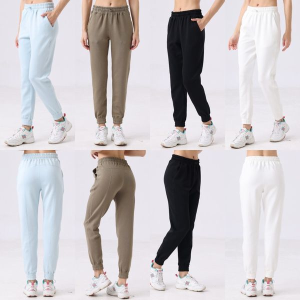 

Designer LL Swift Speed Pants Split-hem Long Ladies High Waist Soft Fabric Straight Jogger Trousers Shows Legs Yoga Fiess Lu