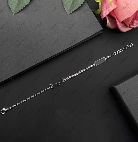 

bangle 6 styles designer gold silver bracelets love jewelry luxury letter pendant y for women wedding unome motion design 52ess, Black