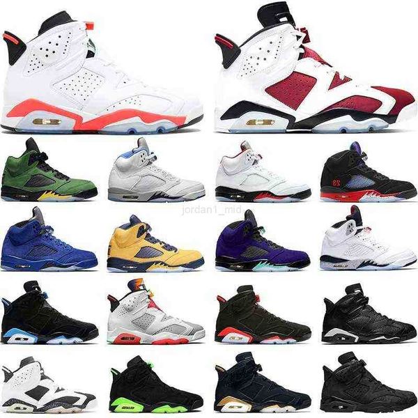 

2022 men basketball shoes 6 6s unc carmine dmp black infrared hare unc mens trainers sports sneakers size 40-47