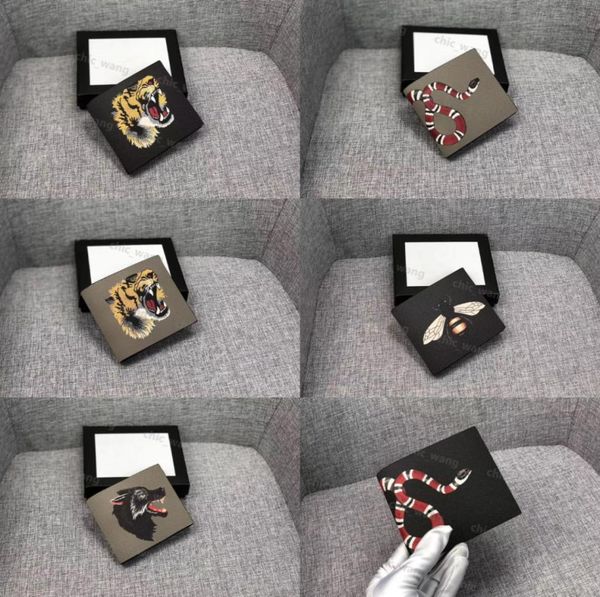

luxury designer purses card holders wallets genuine leather little bee men fashion small coin holder women039s key 7458994, Red;black