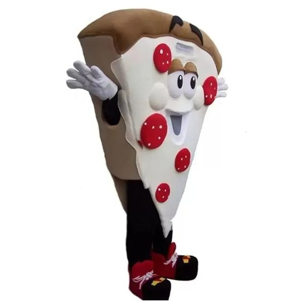 

halloween pizza props mascot costume cartoon character outfits suit carnival adults outfit christmas birthday party outdoor outfit, Red;yellow