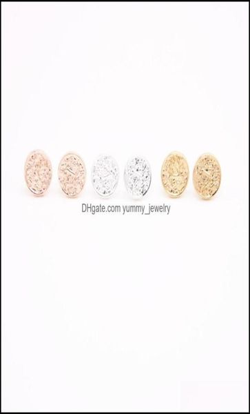 

lastest geometrical shape gold stud earrings solid circle retail and whole mix drop delivery 2021 jewelry hwsxa3853587, Golden;silver