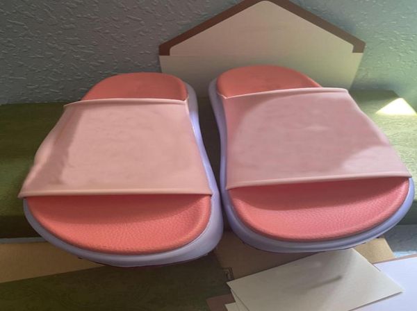 

r women039s thick soled slippers fashion letter buckle broadband lovely sunshine beach sandals luxury catwalk n5398466, Black