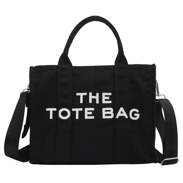 

women handbag large canvas tote women shoulder bag cloth shopper 2021 letter printing crossbody ins225k