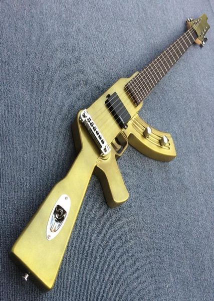 

acrylic submachine gun model guitar led lamp rose wood finger plate2927598