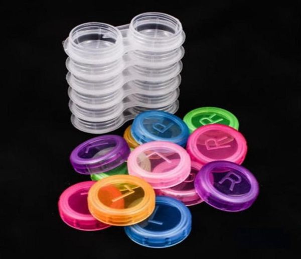 

plastic contact lenses box contact lens caseglasses color doublebox eyewear accessories contact lens storage set mix color6229789