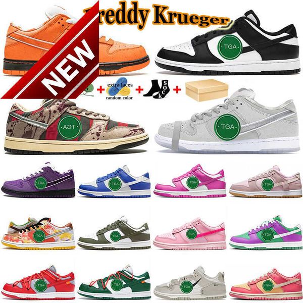 

retro low with box panda low running shoes men designer sneaker soffs white orange lobster triple pink foam unc mens womens travis scotts du