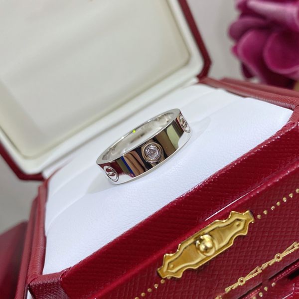 

designer ring luxury rings love rings women gold diamond rings classic jewelry men fashion trend couple rings wedding ring nice, Silver