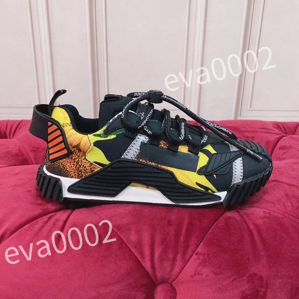 

luxury quality designer sneakers calfskin casual shoes fashion reflective shoes men women sneaker vintage trainers increasing leather platfo, Black