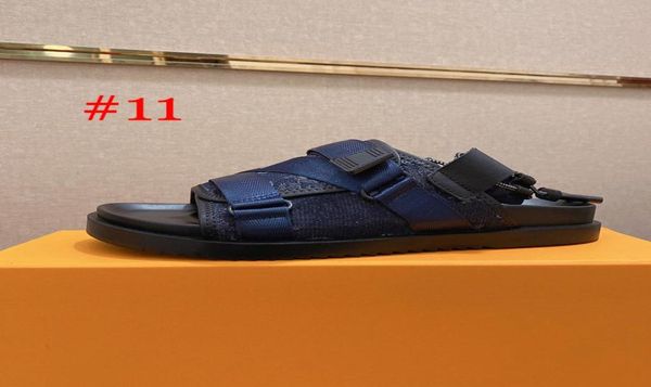 

men designer flip flops sandals slippers qulity draw string summer slides luxury flat male8010746, Black