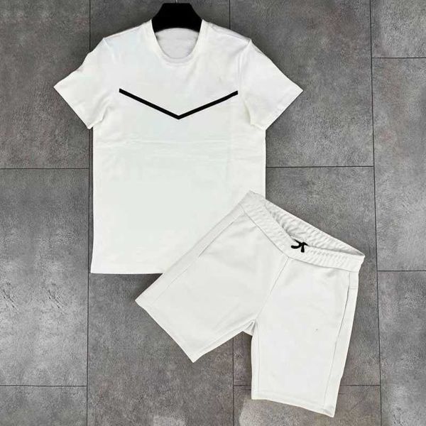 

brand tracksuits summer man short shorts sets letter print t shirt sweatpants suits casual joggers fitness 2 pieces -3xltkmf, Gray