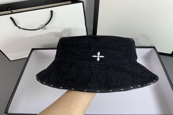 

fashion designer bucket hat cross hat men ladies fitted hat06045922, Blue;gray