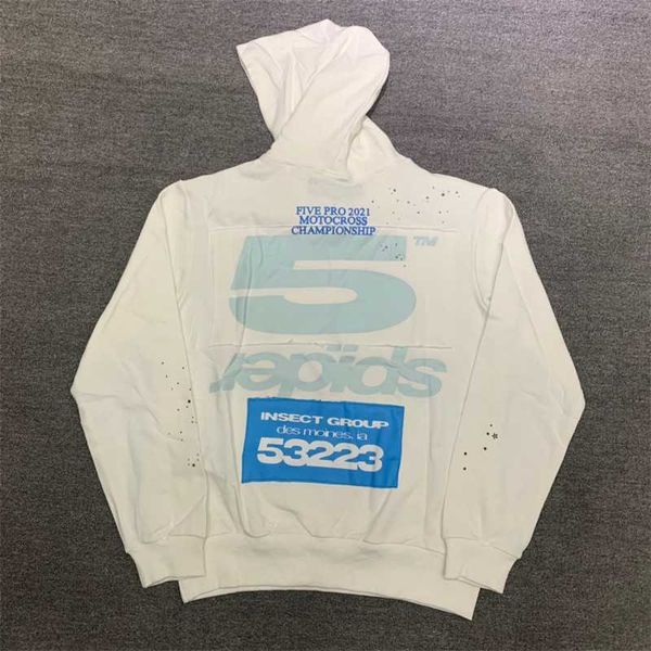 

patchwork sp5der pullover men women quality young thug spiderweb hoodies, Black