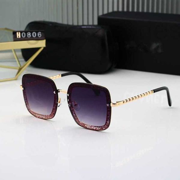 

sunglasses designer 2023 new square-frame outdoor sunvisor women's glasses 5aub, White;black