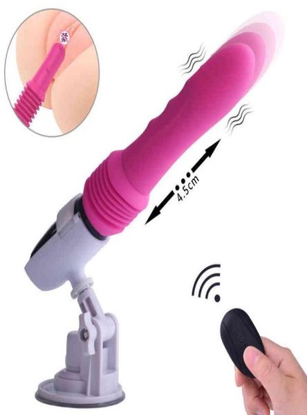 

full automatic telescopic gun machine 10 frequency vibration female gpoint pumping and inserting stimulation orgasm massage3779869