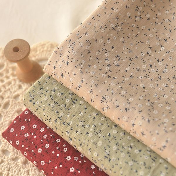 

fabric 150x50cm small flower bamboo joint dark grain fiber cotton fabric making clothing dress shirt doll clothes fabric 230419, Black;white